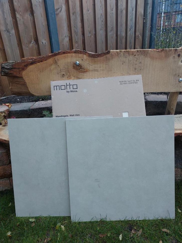 Badkamer wand- en muurtegels beige, Doe-het-zelf en Verbouw, Tegels, Nieuw, Wandtegels, Keramiek, 60 cm of meer, 60 cm of meer