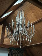 2 Grote houten kroonluchters - 150x120cm, Ophalen, Zo goed als nieuw, Hout