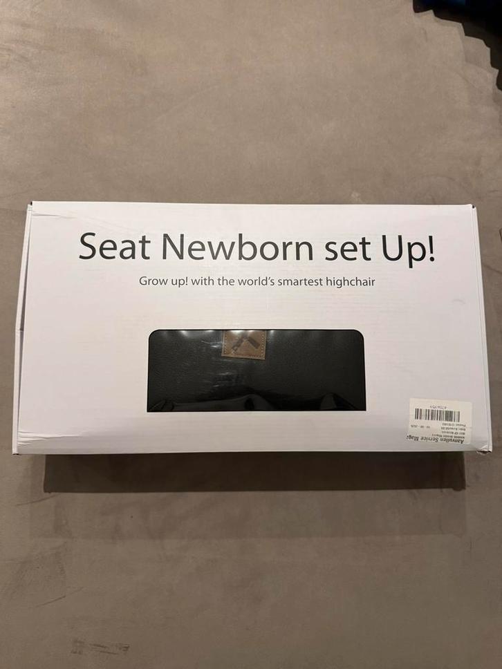 Kidsmill Up! Leren Newborn Bekleding Zwart, Kinderen en Baby's, Kinderstoelen, Zo goed als nieuw, Meegroeistoel, Gordel(s), Ophalen of Verzenden