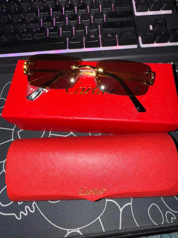 Cartier Zonnebril – Nieuw in Doos, Sieraden, Tassen en Uiterlijk, Zonnebrillen en Brillen | Heren, Nieuw, Zonnebril, Overige merken