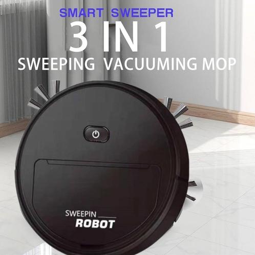 Stofzuiger: Smart robot stofzuiger met borstels en Veegdoek., Witgoed en Apparatuur, Stofzuigers, Nieuw, Stofzuiger, Minder dan 1200 watt