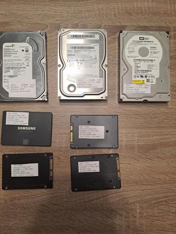 3x harde schijf en 4X SSD met Windows 11 en Office pro 2024 beschikbaar voor biedingen