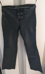 Leren dames broek maat 38, Kleding | Dames, Broeken en Pantalons, Maat 38/40 (M), Zwart, Ophalen of Verzenden, Zo goed als nieuw