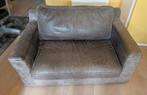 Lederen bank loveseat, Huis en Inrichting, Ophalen, 100 tot 125 cm, 150 tot 200 cm, Tweepersoons
