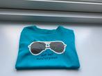 T-shirt zeeblauw zonnebril maat 86 Hema, Kinderen en Baby's, Ophalen of Verzenden, Zo goed als nieuw, Jongetje, Shirtje of Longsleeve