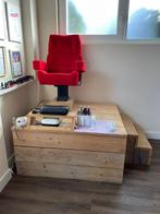 Bioscoopstoel nummer 3 vintage, Antiek en Kunst, Ophalen