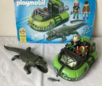 playmobil WILDLIFE 4446 Gangster Hovercraft met krokodil, Ophalen of Verzenden, Gebruikt, Complete set
