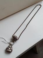 zilveren chateleine halsketting, Ophalen of Verzenden, Zilver
