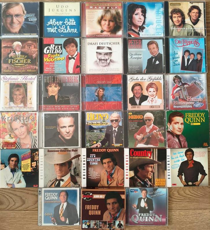 30 Duitstalige CD's - o.a. Freddy Quinn, Heino, Cd's en Dvd's, Cd's | Schlagers, Zo goed als nieuw, Ophalen of Verzenden