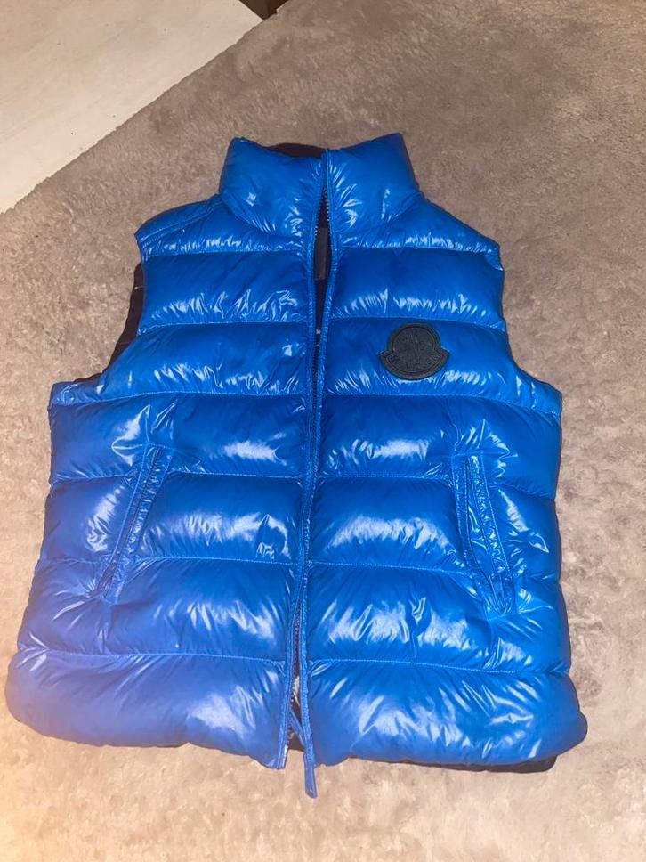 Moncler Bodywarmer Maat S - Zeldzaam!, Kleding | Heren, Bodywarmers, Zo goed als nieuw, Maat 46 (S) of kleiner, Blauw, Ophalen of Verzenden