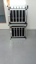 Tectake Autobench, hondenbench 54 x 67 x 59 cm twee stuks, Ophalen, Zo goed als nieuw