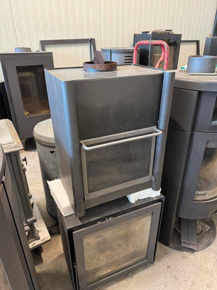 Harrie Leenders HL 2 Hanghaard Houtkachel, Huis en Inrichting, Kachels, Gebruikt, Hangend, Houtkachel, Hout, Ophalen of Verzenden