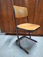 Vintage kinderstoel, schoolstoel, stoel sledestoel, Ophalen, Eén