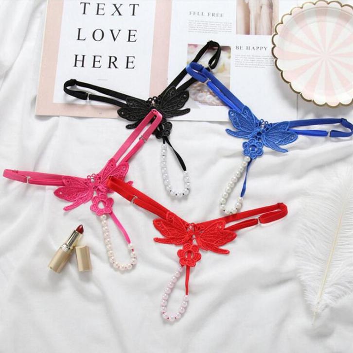 Dames parel string (g-string sexy rode zwarte blauw roze), Kleding | Dames, Ondergoed en Lingerie, String, Verzenden