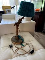 mooie tafellamp / lamp van Dutch Dilight met alpaca kap, Ophalen of Verzenden, Zo goed als nieuw, Hout