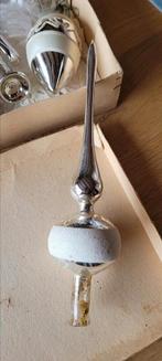 Antieke Kerst Piek met ketting en een gouden vintage Piek, Diversen, Kerst, Ophalen of Verzenden, Gebruikt