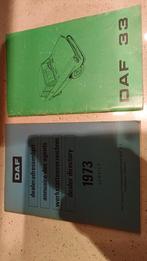 DAF 33 Instructieboek en Dealer Directory 1973, Ophalen of Verzenden