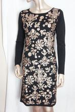 LEO GUY jurk maat 36/38 WOOL, SILK, Kleding | Dames, Maat 38/40 (M), Zwart, Ophalen of Verzenden, Zo goed als nieuw