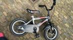 Kinderfiets 12 inch zwart jongens voetbal, Gebruikt, Ophalen of Verzenden