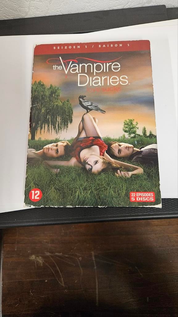 The Vampire Diaries Seizoen 1 DVD, Gebruikt, Boxset, Drama, Ophalen of Verzenden