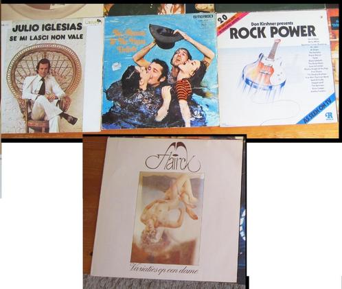 4x LP ROCK Mama's & Papa's - Iglesias - Rock Power - Flairck, Cd's en Dvd's, Vinyl | Rock, Gebruikt, Poprock, Ophalen of Verzenden