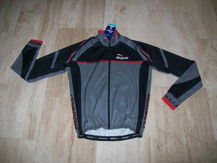 Nieuw jack Rogelli Andrano 2.0 Zwart/rood maat S, Fietsen en Brommers, Fietsaccessoires | Fietskleding, Nieuw, Heren, Bovenkleding