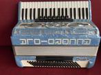 Italiaanse Accordiola Super Carmen accordeon 4korig .Musette