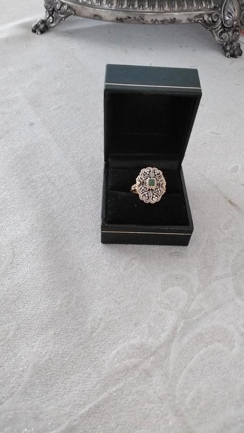 18kt goude ring., Sieraden, Tassen en Uiterlijk, Bedels, Gebruikt, Overige merken, Goud, 1 bedel, Ophalen of Verzenden
