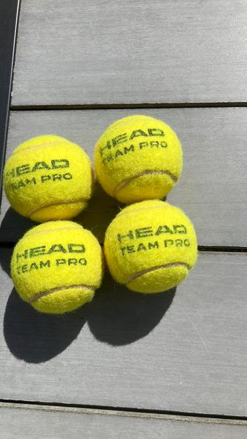 4 Head Team Pro tennisballen. beschikbaar voor biedingen