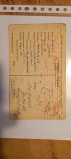 Krijgsgevangene post uit Egypte, Duits, Ophalen of Verzenden, Landmacht, Nederland