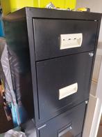 Metalen dossierkast (met beide sleutels) met 2 lades, Huis en Inrichting, Kasten | Roldeurkasten en Archiefkasten, Ophalen, Minder dan 50 cm