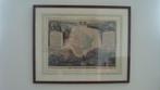 Antieke Franse gravure, Dept. des Alpes Maritime, Ophalen of Verzenden