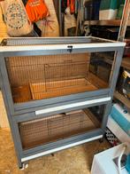Konijnen hok te koop, Dieren en Toebehoren, Knaagdieren en Konijnen | Hokken en Kooien, Ophalen, Zo goed als nieuw, Hok, Minder dan 60 cm