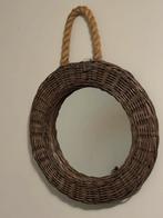 Riviera Maison rattan spiegel, Ophalen, Zo goed als nieuw, Minder dan 50 cm, Minder dan 100 cm
