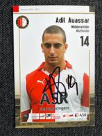 Feyenoord spelerskaart Auassar met handtekening, Ophalen of Verzenden, Zo goed als nieuw, Feyenoord, Spelerskaart