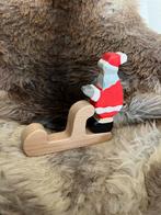 Holztiger kerstman op arreslee hout als nieuw, Ophalen, Zo goed als nieuw