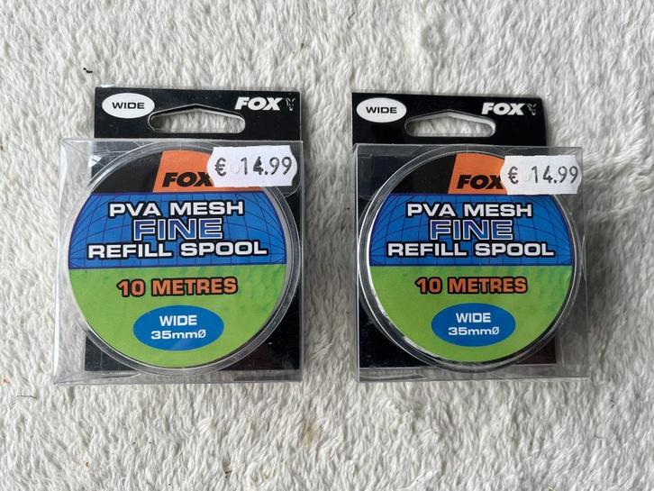 adv 274 / NIEUW set 2 blisters PVA FOX, Watersport en Boten, Hengelsport | Karpervissen, Nieuw, Overige typen, Ophalen of Verzenden