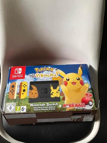 Zo goed als nieuwe limited edition pikachu switch