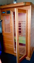Zgan infrarood sauna cabine kleurentherapie & buiten spots, Ophalen of Verzenden, Zo goed als nieuw, Complete sauna