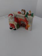 Kerstman bij de open haard Waxinelichtje., Diversen, Kerst, Ophalen of Verzenden, Zo goed als nieuw