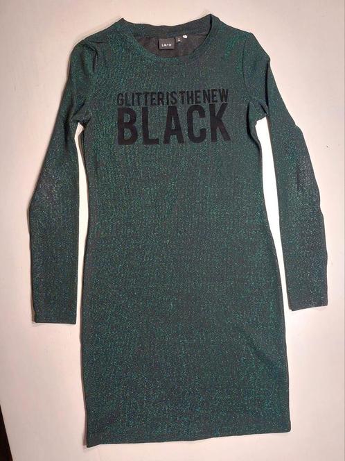 Glitterjurk fancy, Kinderen en Baby's, Kinderkleding | Maat 158, Zo goed als nieuw, Meisje, Jurk of Rok, Ophalen of Verzenden