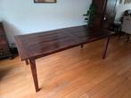 Teakhouten eettafel, Huis en Inrichting, Tafels | Eettafels, Ophalen, Gebruikt, Teakhout, 200 cm of meer