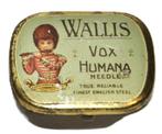Wallis Common wealth gramophone needle tin naaldenblikje, Ophalen of Verzenden, Gebruikt, Overige