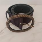 Suede riem zwart, 80 tot 90 cm, Zwart, Tailleriem, Ophalen of Verzenden