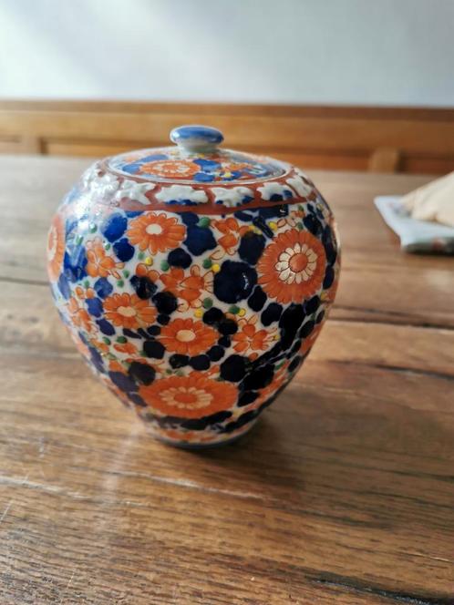 oude rood Imari gemberpot, Antiek en Kunst, Antiek | Vazen, Ophalen of Verzenden