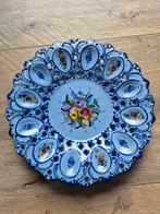 Vintage Vestal Alcobaca Portugal Handgeschilderd Wand Bord, Ophalen of Verzenden