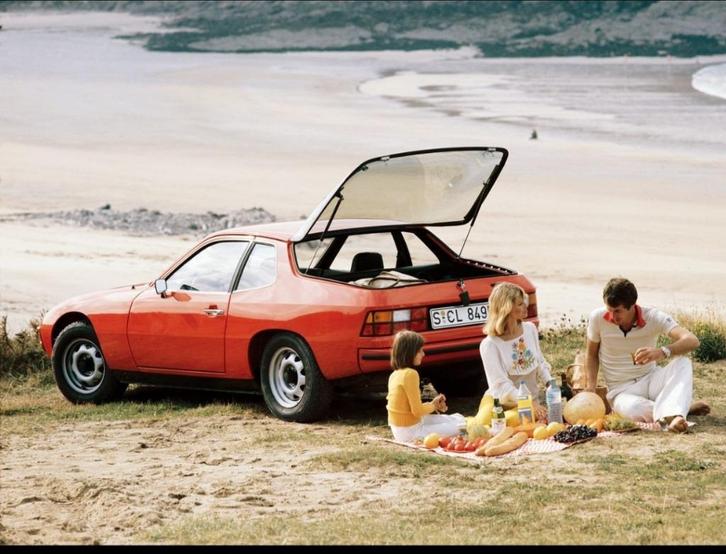 Porsche 924 2.0 Coupe 1979 "Indian rot" orginele kleur!, Auto's, Porsche, Bedrijf, Elektrische buitenspiegels, Lederen bekleding