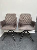 2 EETKAMER STOELEN MET TERUGVEER ZITTING, Ophalen, Zo goed als nieuw, Overige kleuren, Twee