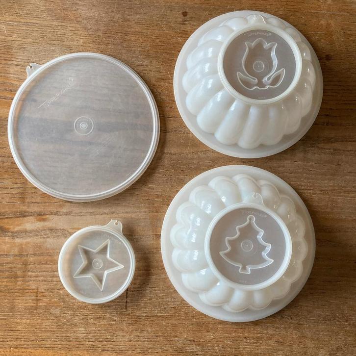 Vintage Tupperware Jel-N-Serve puddingvorm - Ø20cm, Huis en Inrichting, Keuken | Tupperware, Zo goed als nieuw, Overige typen