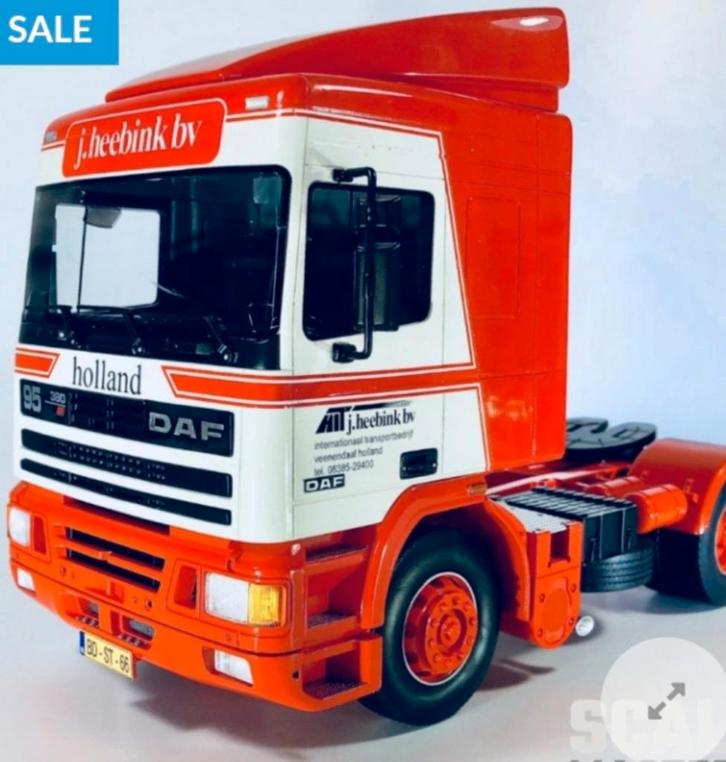 DAF 95 Heebink 1/18 - Zeer Groot Model!, Hobby en Vrije tijd, Modelbouw | Auto's en Voertuigen, Ophalen of Verzenden